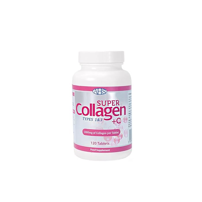 Buy AHS Super Collagen + Vitamin C Tablets 120 Tablets 1000mg Collagen per Tablet 1 Month