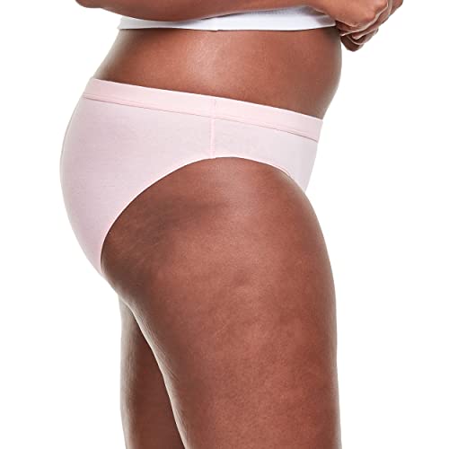 Hanes Womens Pure Comfort 6-Pack Hipster Panties, Assorted, 7 Us #TOP2