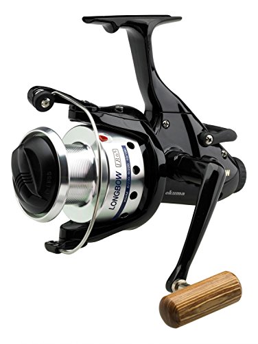Okuma Longbow Baitfeeder LB-30 - Carrete de Pesca, Color Negro