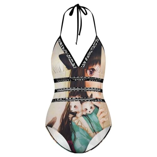 Maillot de bain une pièce chat idéal pour vos vacances à la plage