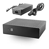 MX500 Industrial Fanless Mini-ITX Case w/ 150W DC-DC Power Supply, 120W AC Adapter