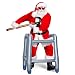 Maziky 2PCS Inflatable Walker and Cane, Over the Hill Gag Gifts for Old People Birthday Decorations, Old Man Lady Costume Halloween Christmas Party Supplies (2P Walker&Cane)