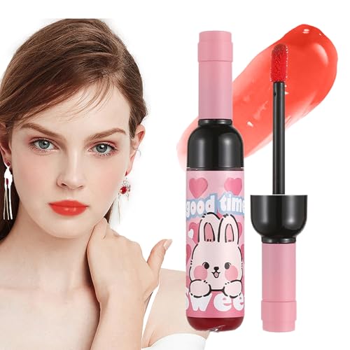 Tinte Labial Vino,Efecto Duradero - Brillo de Labios Líquido Mate Duradero Resistente al Agua para Mujeres y Niñas Estética Maquillaje