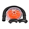 The Dustopper PRO, Low-Profile Dust Separator for Shop Wet/Dry Vacuums. Includes High-Flow 90 Degree Sweep Elbows and Connection Hose. Fits Standard 5 Gallon Buckets, Made in USA
