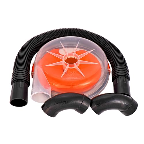 The Dustopper PRO, Low-Profile Dust Separator for Shop Wet/Dry Vacuums with at least 5HP. Includes High-Flow 90 Degree Sweep Elbows and Connection Hose. Fits Standard 5 Gallon Buckets, Made in USA by Dustopper - Used condition - US$56.41
