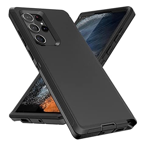 Comboproof for Samsung Galaxy S22 Ultra Case,Shockproof,Drop Proof,Dual Layer Protection for Samsung Galaxy S22 Ultra Black Cover