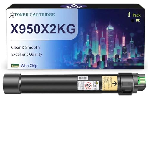 KOXAJSKW Compatible X950 X950X2KG Toner Cartridge for Lexmark X950 X952 X954 Printers,(1 Black, 32000 Pages)