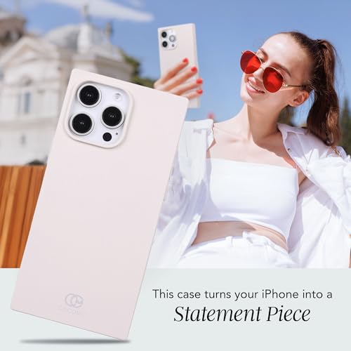 Cocomii - Rectangle Case Compatible with iPhone 15 Pro Max - Compatible with MagSafe, Soft Touch Silicone, Microfiber Lining, Matte, Magnetic Phone Case for iPhone 15 Pro Max 6.7 inch, Antique White