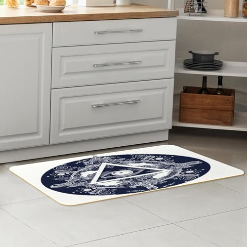 Alfombrillas de cocina antideslizantes VAPOKF lavables para pasillo 7