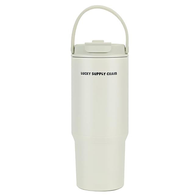 ANEWSIR Water Bottle 24 Oz Stainless Steel Tumbler with Straw - Vacuum Insulated Water Bottle for Home Office