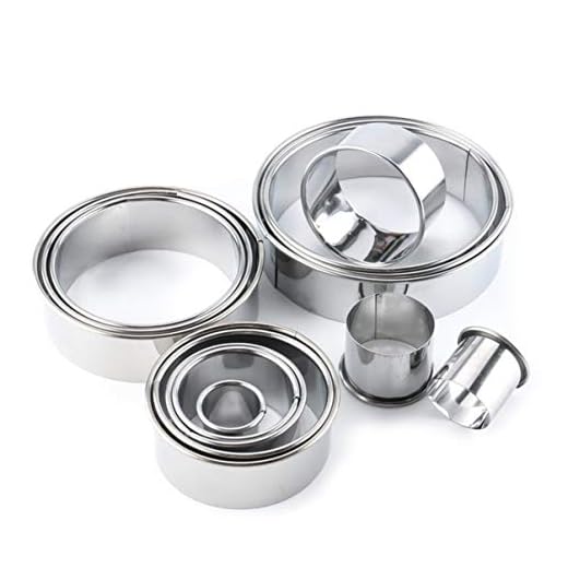 Rostfritt stål kakform set bakredskap 14-delar hållbar rostfritt stål kakform för att göra tårta och kex ➤ Karlken