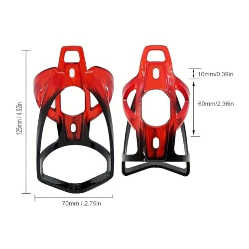Porte-bouteille d'eau de vélo bicolore anti-vibration route