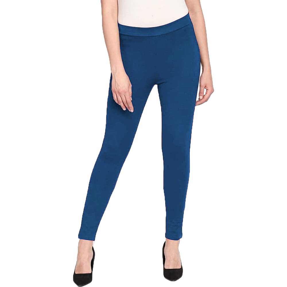 brand flex Womens Slim Fit Lycra Stretchable Jeggings,Ankle Length with Elasticated Waistband (Multi Color & 26 to 34)-picture-12