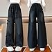 Kid Denim Pants Embroidery Print Straight Pants Solid Stretchy Vintage Pants with Pockets Fashion (Black, 12-13 Years)