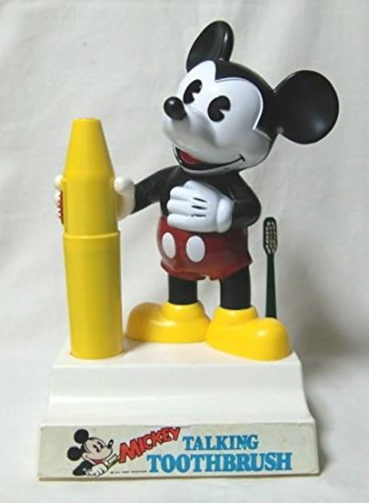未使用　ミッキーマウス　はみがきタイム　歯ブラシスタンド　昭和レトロ　レア　希少 未使用 ミッキーマウス はみがきタイム 歯ブラシスタンド 昭和