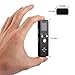 Digital Voice Activated Recorder, PANNOVO 8GB Sound Audio Recorder Dictaphone for Lectures Meetings, USB, Voice Activated Recorder with MP3 Player