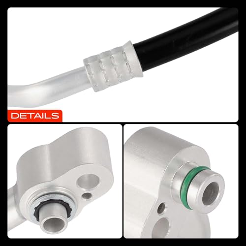 A-Premium A/C AC Discharge Hose Compatible with Volkswagen Jetta 2016 2017 2018 L4 1.4L Gas Turbocharged Compressor to Condenser Replace# 5C0820721BP by A-premium - Image 9
