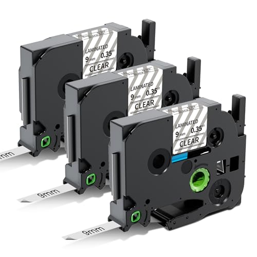 �݊� �u���U�[ ���~�l�[�g �s�[�^�b�` �e�[�v 9mm ���������� TZe�e�[�v TZe-121 TZe121 P-Touch�p PT-P300BT PT-P710BT PT-J100W PT-J100P PT-P900W ����8m �����n 3��