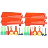 Pinceaux éponges pour l'artisanat - en même temps, vous pouvez les nettoyer facilement et profiter de performances durables, peuvent vous accompagner longtemps, pinceau pour enfants