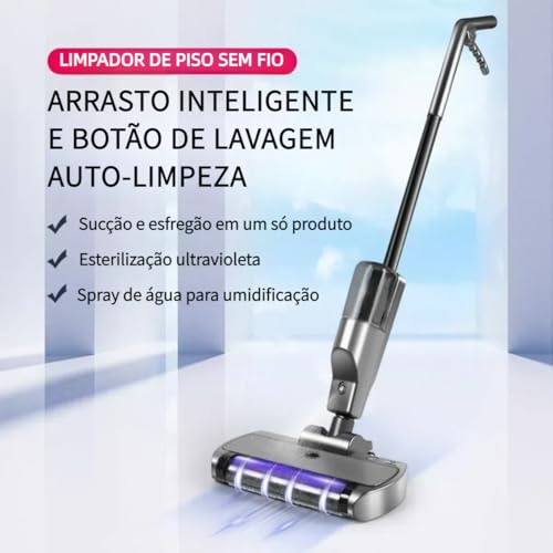 Limpadora de Piso, Mop Spray, Limpador de Piso, Mop, Mop Eletrico, Esfregão Eletrico, Autolimpante B
