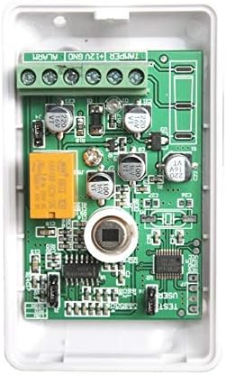 Wired Wide Angle Infrared Detector 720 - Wired Infrared Detector Indoor Wide Angle PIR Detector 720 Household Business Security Burglar Alarm Accessory - White