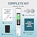 Instant 4-in-1 TDS Meter Digital Water Tester for Drinking Water | Accurate 0–9990 PPM EC & Temp Readings | Ideal for RO Systems, Aquariums, Pools – Built for Professionals, Easy for Anyone