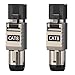 Produktbild Heiikiuy 2 StüCk RJ45 Cat8 Ethernet-KabelanschlüSse RJ45 Metallwerkzeugloser Einfacher Terminierungsstecker 2000 MHz 40G LAN-Kabel 22AWG - 24AWG