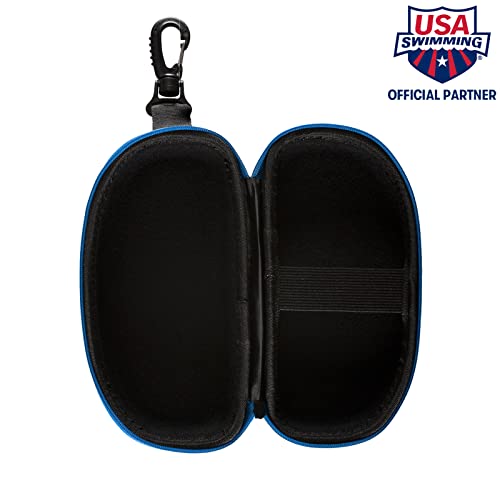 arena Astuccio per Occhialini da Nuoto, Custodia Occhialini, Astuccio Rigido, Goggle Case, Colore Nero