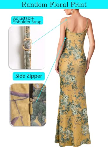 Image of VFSHOW Womens Sexy Spaghetti Strap Formal Prom Evening Gala Long Maxi Dress