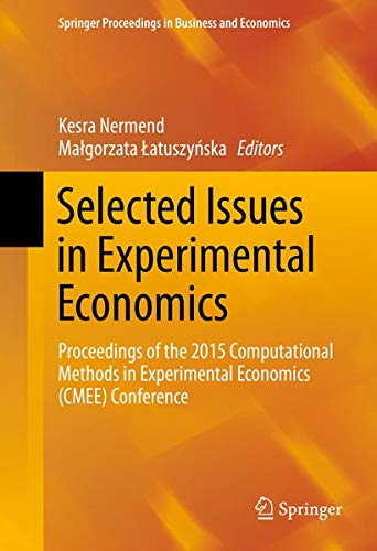 Buy Selected Issues in Experimental Economics — BookShops.in