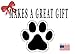Rogue River Tactical Pet Dog Cat Paw Print Bumper Sticker Car Decal Gift Laptop Wall Window Bumper Sticker 5