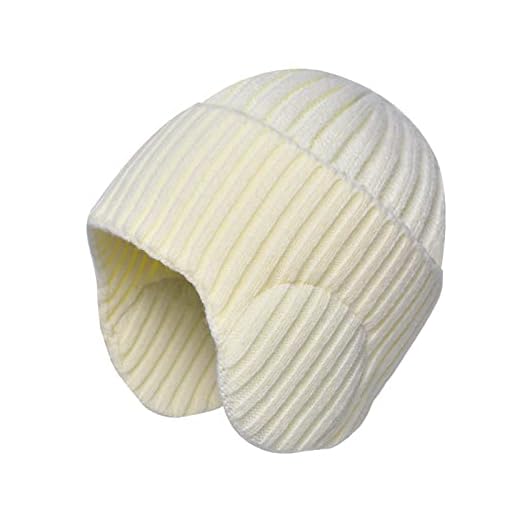 Generisch Berretto caldo per uomini e donne in inverno, lana spessa e resistente al freddo, beige., Taglia unica 10 Generisch Berretto caldo per uomini e donne in inverno, lana spessa e resistente al freddo, beige., Taglia unica