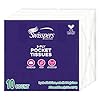 Swisspers Pañuelos de bolsillo, pañuelos faciales blancos de 3 capas para bolso, bolsillo, automóvil, fuertes y absorbentes, 10 tejidos/paquete, 8 paquetes (80 pañuelos en total)