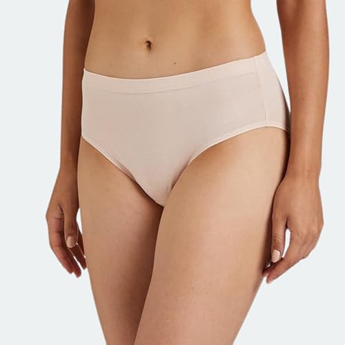 Image of Peach Blossom Women's Cotton Panty | 100% Cotton Bio-Washed Hipster Panties for Women | Full Coverage Grip Fit | Plus Size Hipster Pack of 3