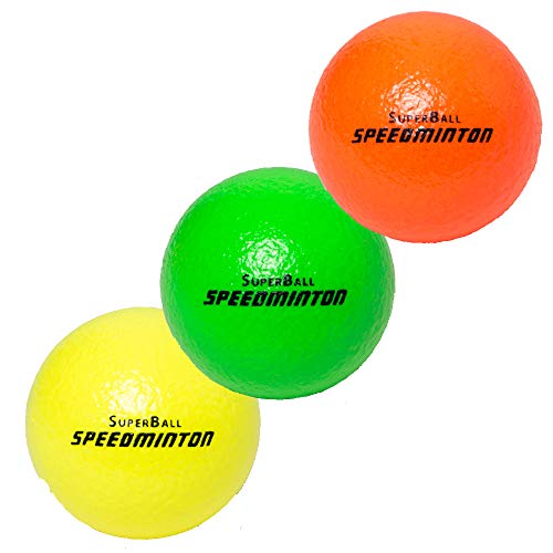 Speedminton® Superball 3er Pack, Ø 7cm
