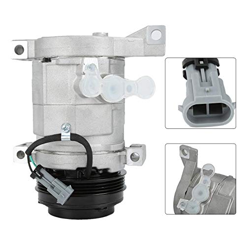 AC Compressor, Durable Air Conditioning Compressor for GMC Chevrolet Silverado Sierra 1500 2500 3500 2000-2014 Vehicle Replacement Accessories Easy to Install 638377 1420940NEW