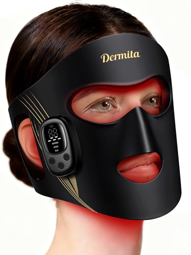 Red Light Therapy for Face Wireless with 400 Leds, 360° Led Face ...