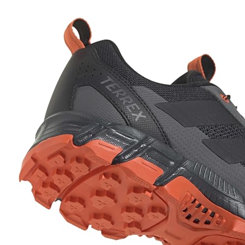 adidas Herren Terrex Rockadia Hiking Shoes, Carbon/core Black/semi Impact orange, 50 2/3 EU – Ansicht 2
