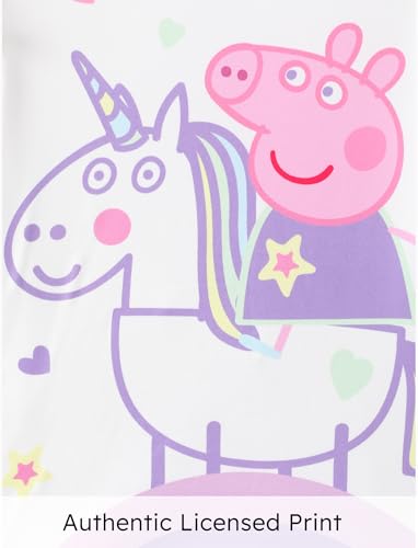 Image of Peppa Pig Girls Pant Sets Ruffle Long Sleeves Top Shirt and Leggings Clothing Set for Toddler Girls Fall Clothes Size 2-6T