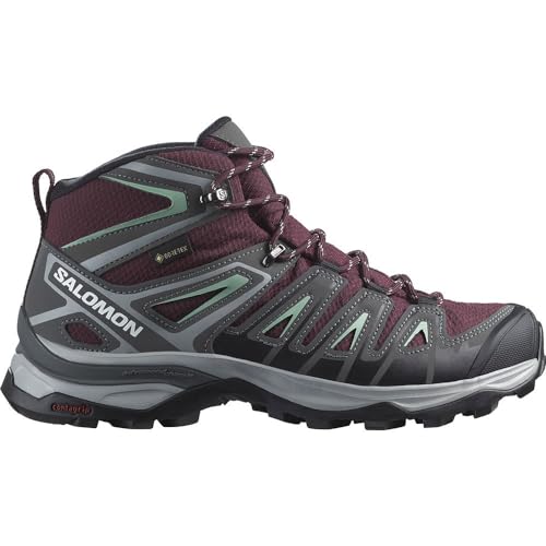 SALOMON X Ultra Pioneer Mid Gore-Tex Women's Outdoor Shoes, Waterproof, Secure foothold, and Stable & cushioned