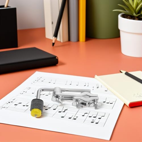 Zerodeko brazo de platillo con abrazadera metálica para batería miniatura 5