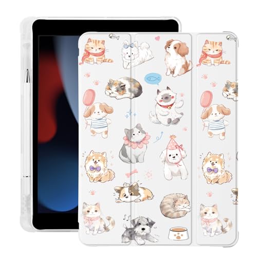 Coque iPad Air 3 veille automatique avec support stylet pour iPad Pro 10.5 blanche