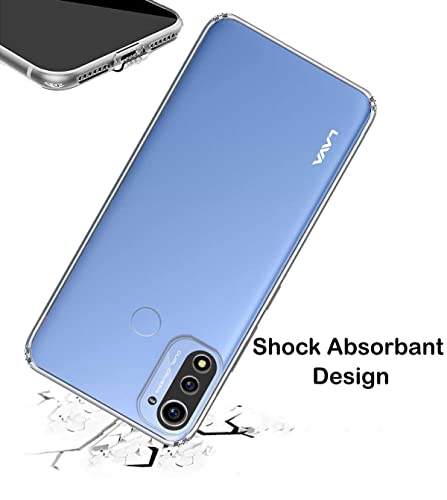 Image of Transparent Soft Silicone TPU Flexible Back Cover Compatible with Lava X3 and Screen Guard