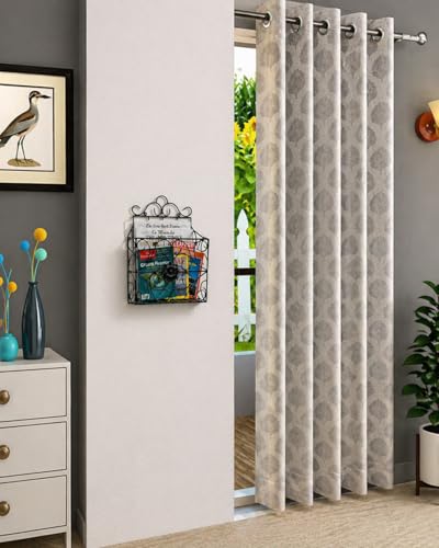 Image of Wall Mounted Hanging File & Magazine Holder - Metal Organizer for Newspapers, Documents & Office Storage | Decorative Rack for Home & Workspace 39x26x10 cm. (Black)