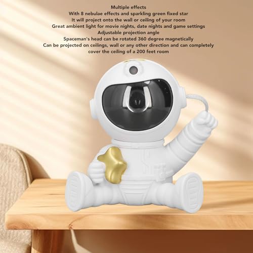 Projecteur star nébuleuse Pilipane avec rotation 360 et télécommande pour chambre - 7