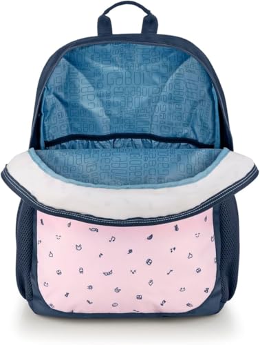Sac à dos ICON Gabol rose grand format imperméable et adaptable chariot