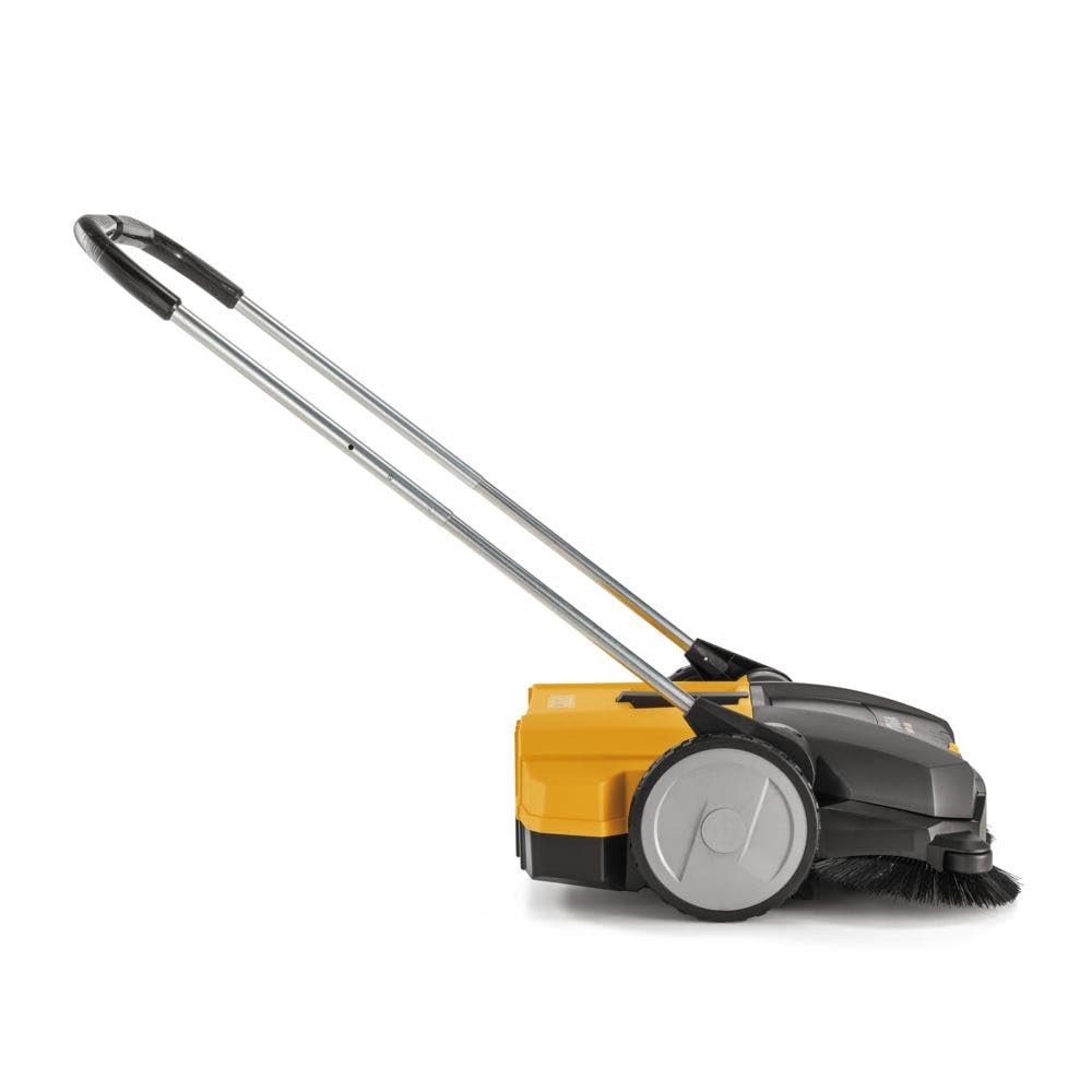 STIGA SWP 355 Spazzatrici da esterno a spinta - Larghezza di pulizia 55 cm, spazzole doppie da 30 cm, contenitore rifiuti da 20 l, altezza regolabile, ideale per superfici dure e aree fino a 1600 m²