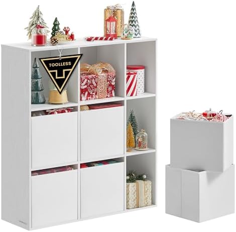 SONGMICS HOME Toolless Toolless Ultra-Fast Assembly Storage Cabin...