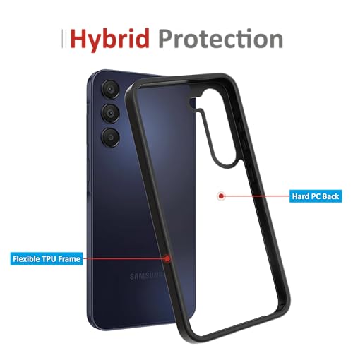 Image of Thermoplastic Polyurethane Case For Samsung Galaxy S23,[Anti-Yellowing Technology] [Military Grade Drop Protection] Shockproof Slim Hybrid Phone Case For Samsung Galaxy S23 5G-Carbon Black