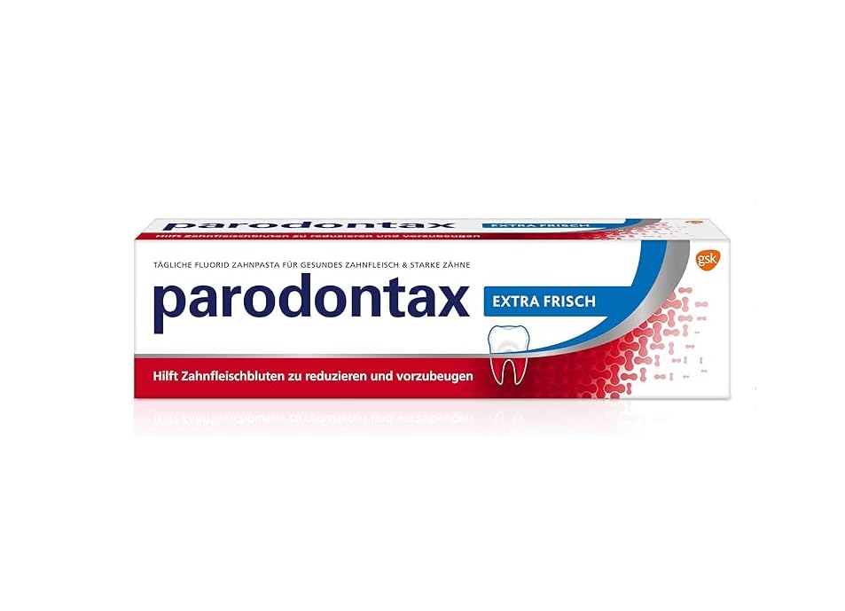 Extra Fresh, Daily Toothpaste with Fluoride, 1 x 75 ml, for Bleeding Gums